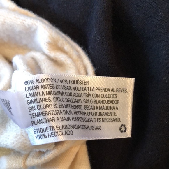 🪄More Than Magic Color blocked White, Cream, Black Hooded Sweatshirt - Picture 5 of 8